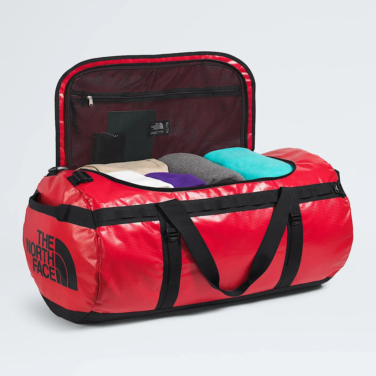 Extra Large Travel Duffel Bag - Red Black