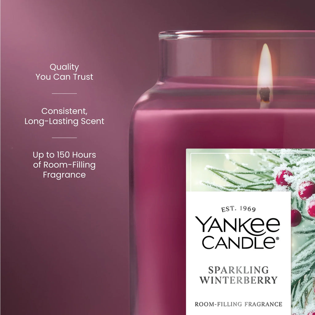 Large Fresh Berry Jar Candle