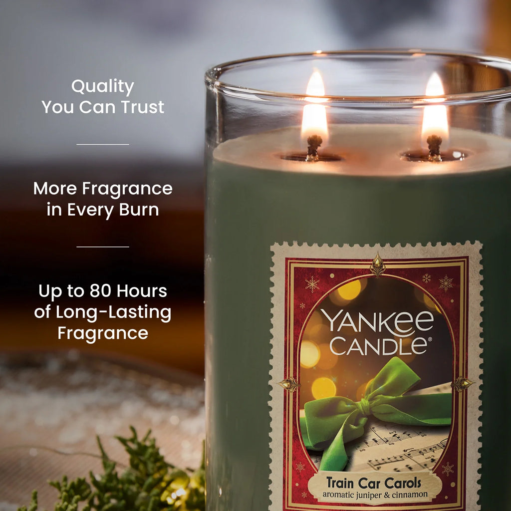 Large Tumbler Candle - Train Car Carols