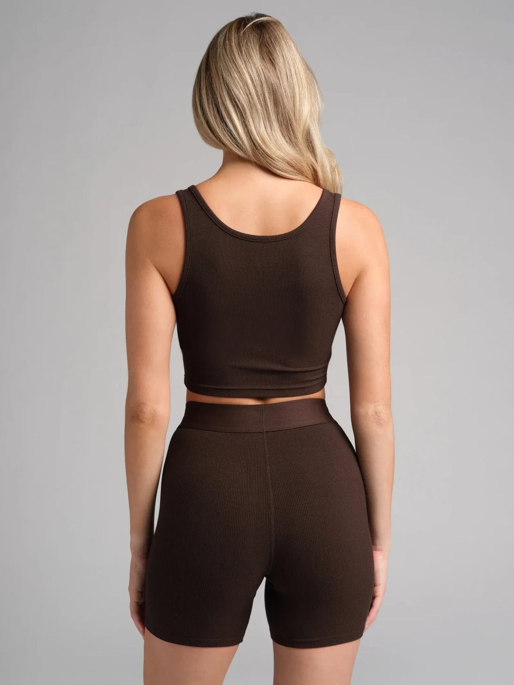 Ribbed High-Neck Crop Tank 3-Pack
