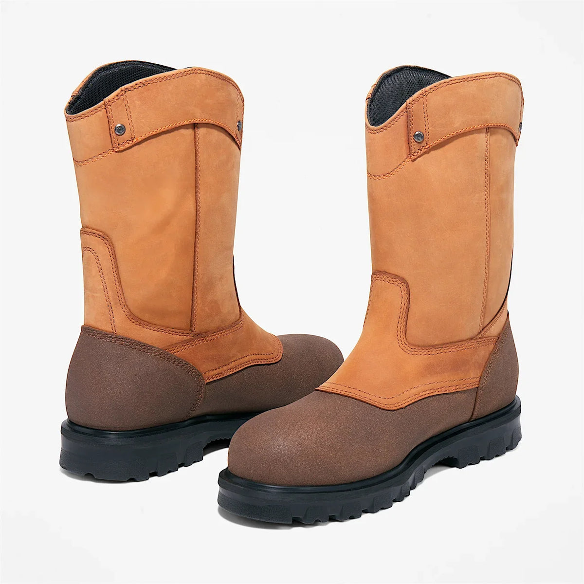 Men's Waterproof Pull-On Steel Toe Work Boot