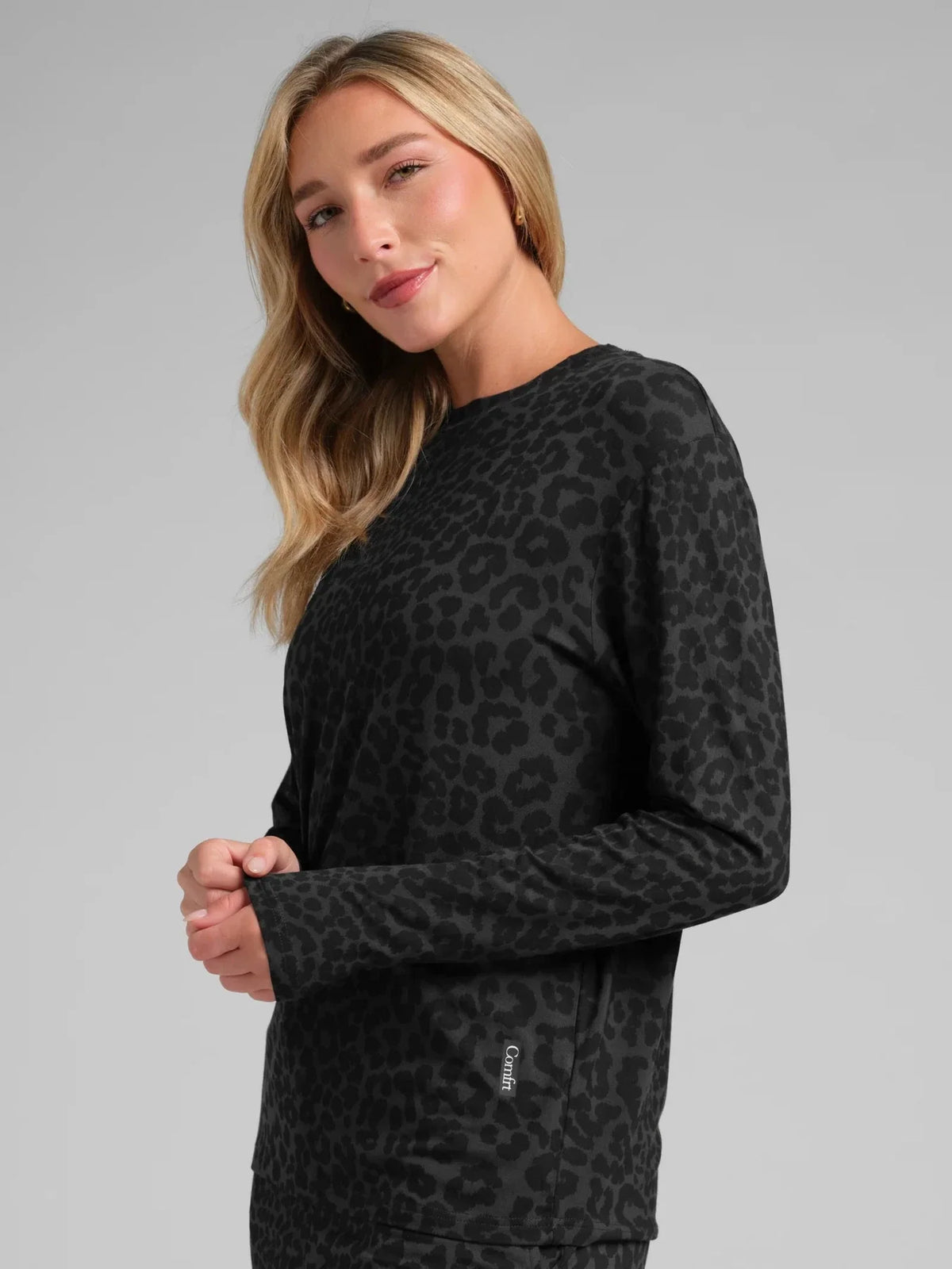 Long-Sleeve Lounge T-Shirt - Black