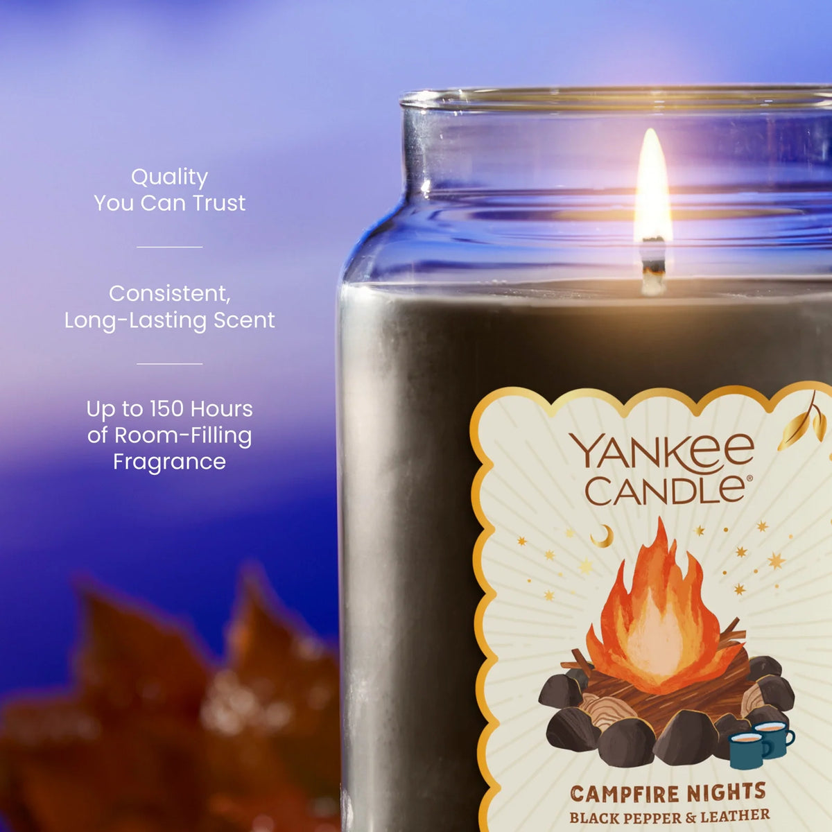 Large Jar Candle - Campfire Woods