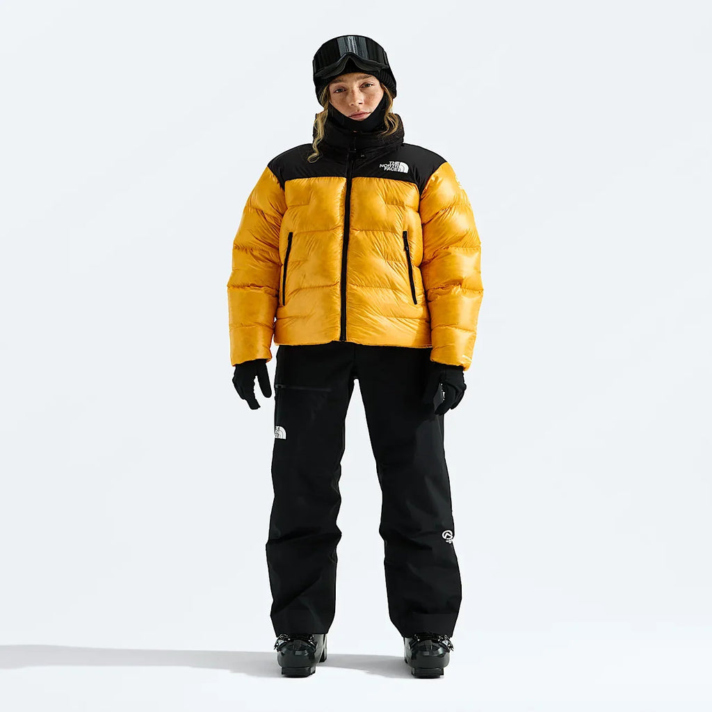Women's Insulated Puffer Jacket - Gold Black