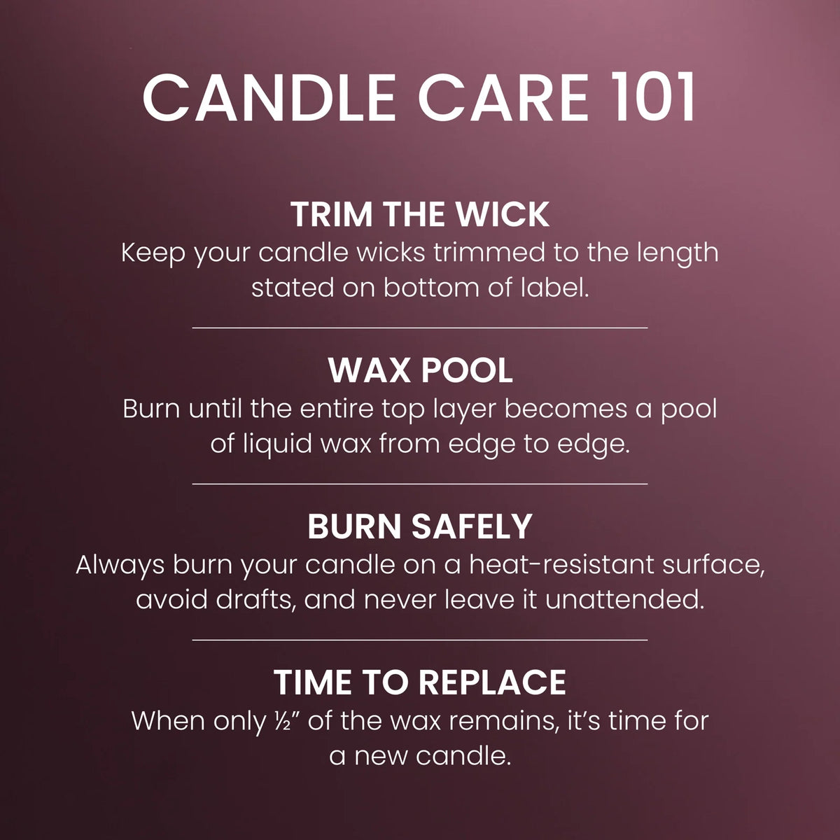 Large Tumbler Candle - Black Cherry