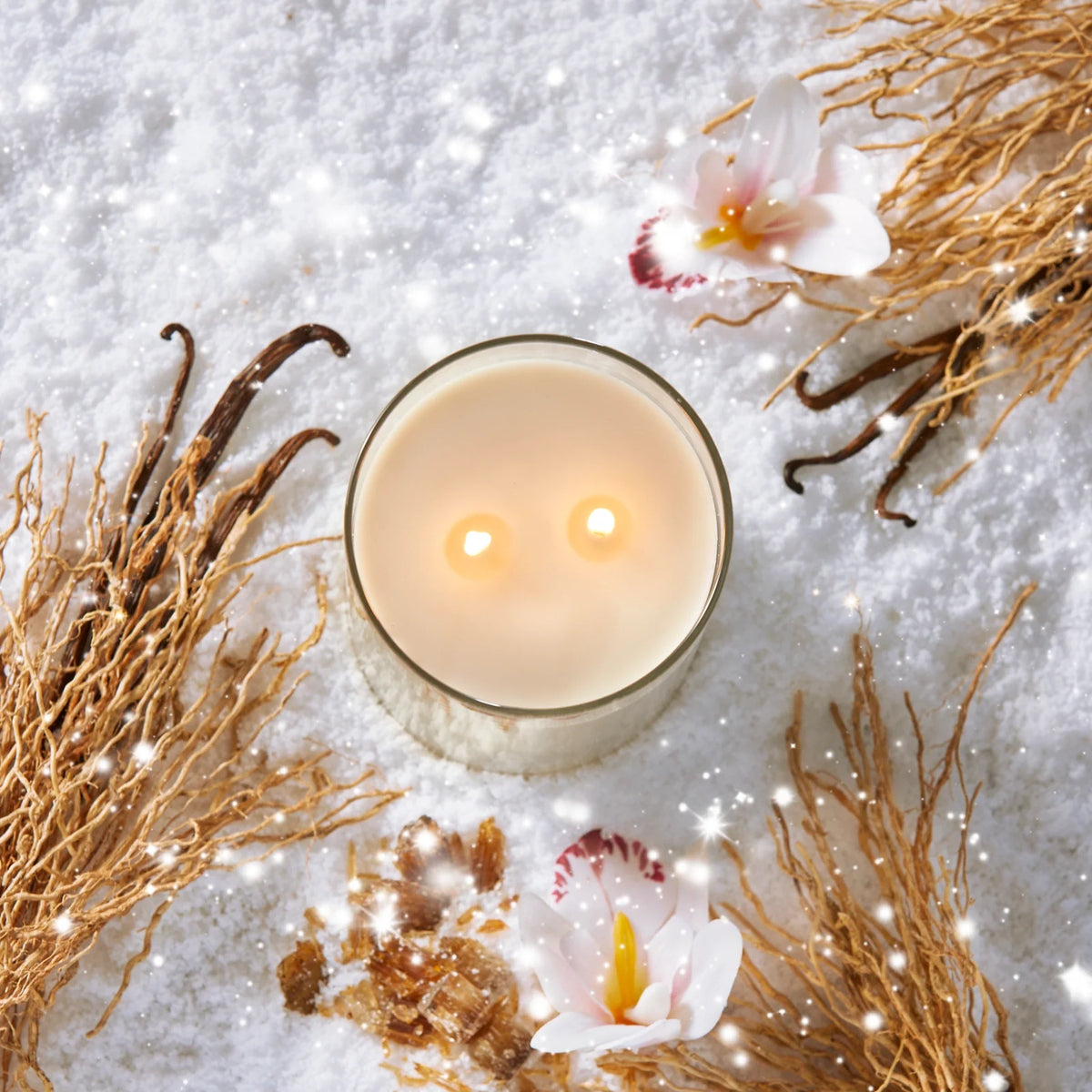 Large Tumbler Candle - Vanilla Flurries