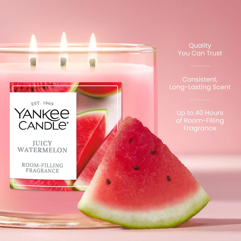Three-Wick Candle - Juicy Watermelon