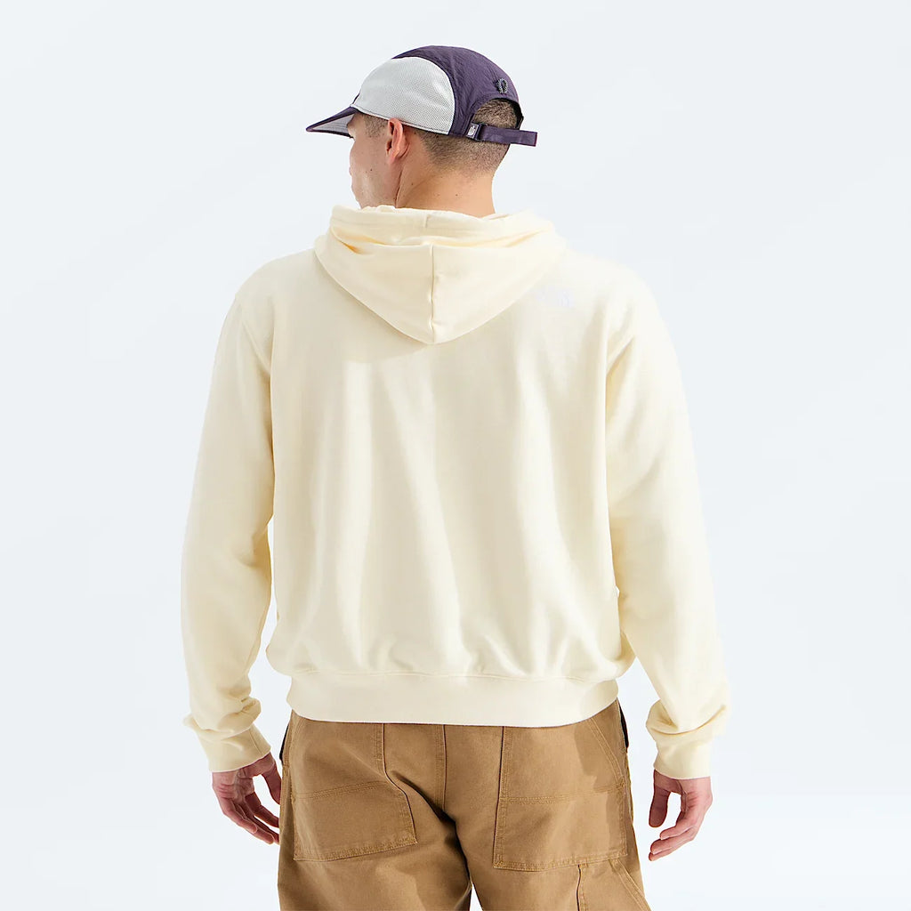 Unisex Graphic Relaxed-Fit Hoodie - Cream