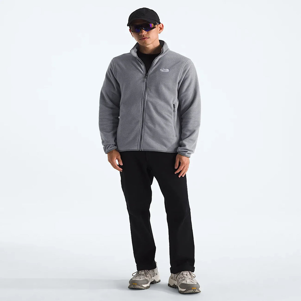 Men's Full-Zip Fleece Jacket - Blue