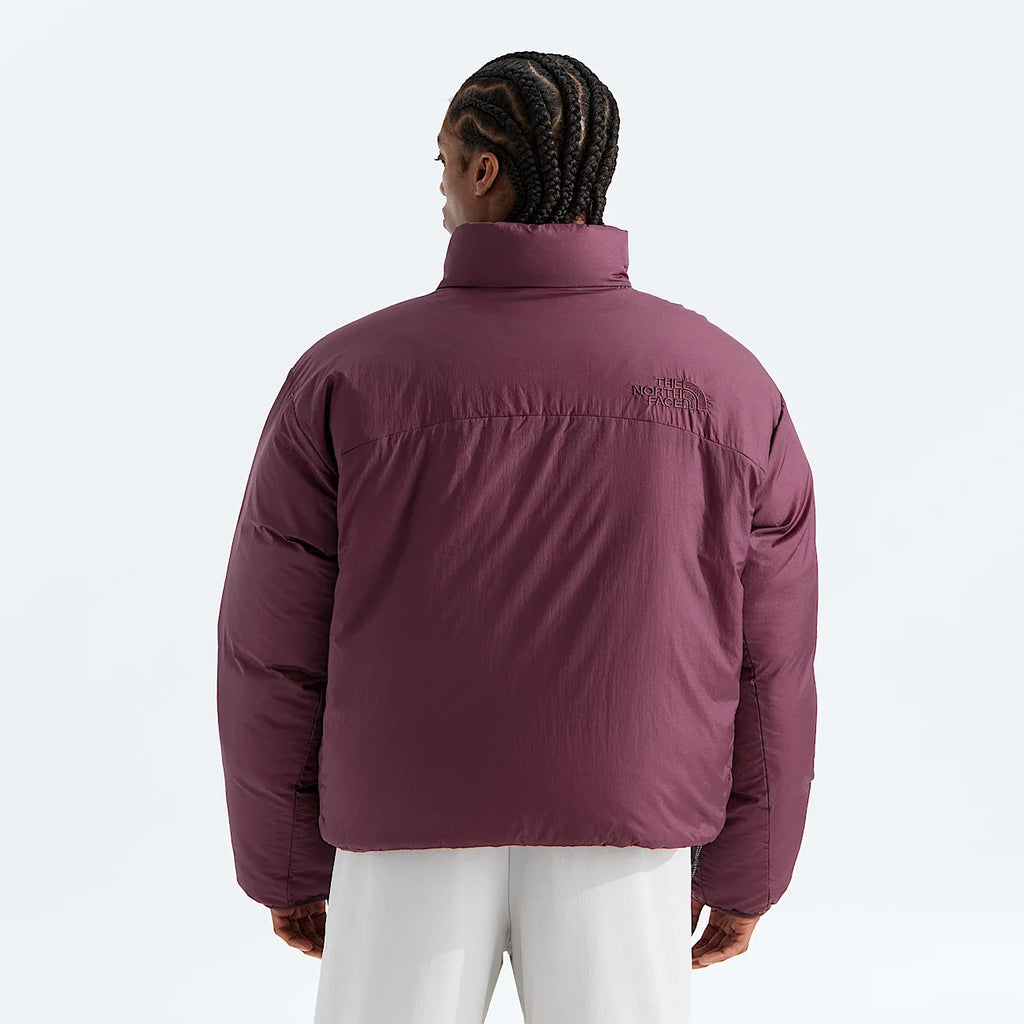 Men's Reversible Insulated Jacket - Burgundy/Black