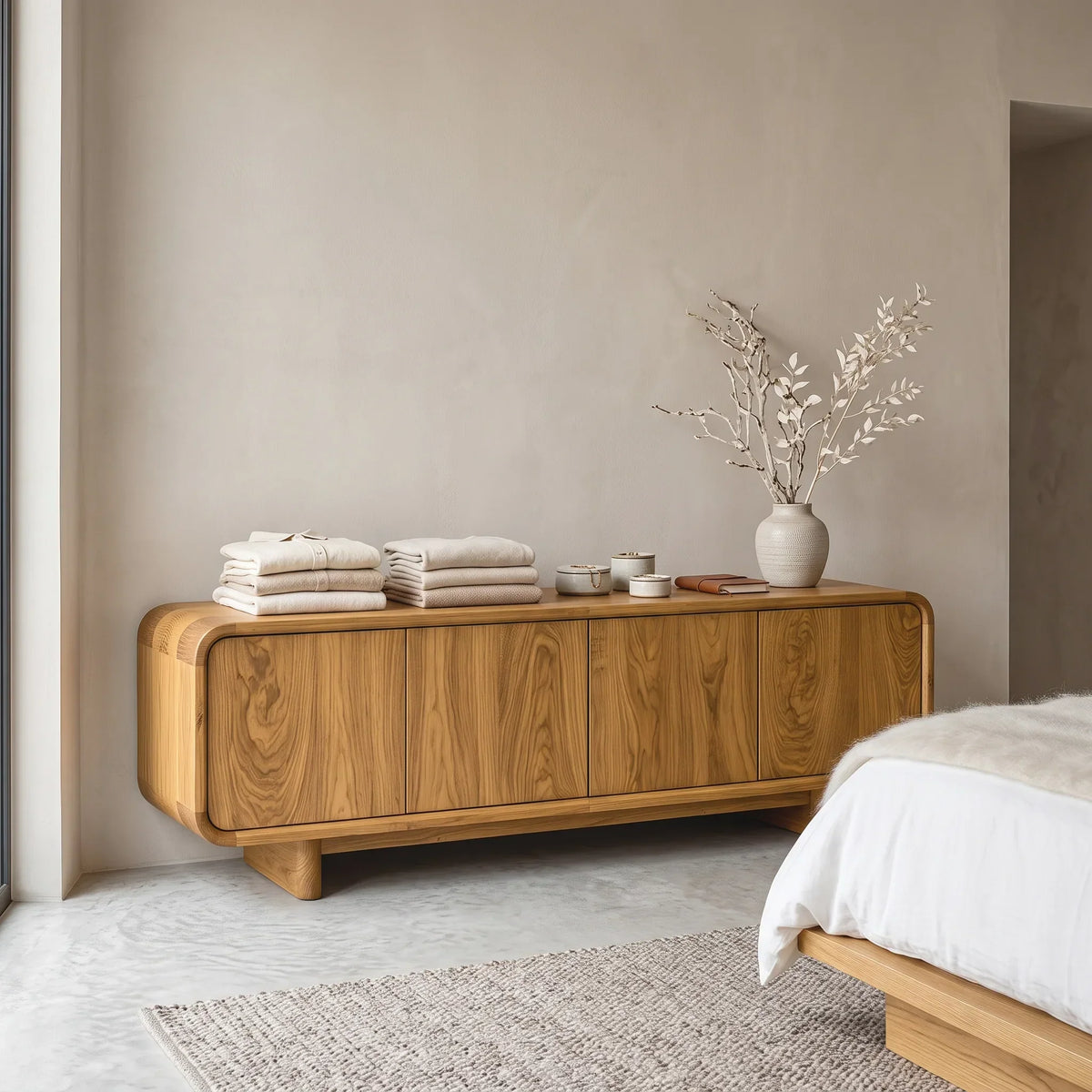 Contemporary Minimal Storage Sideboard For Dining Room