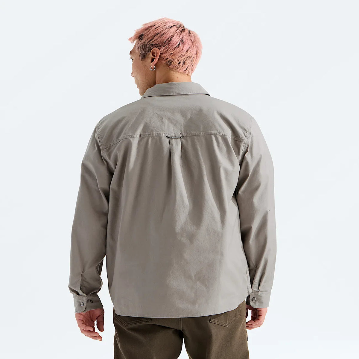Men's Long-Sleeve Shirt - Gray