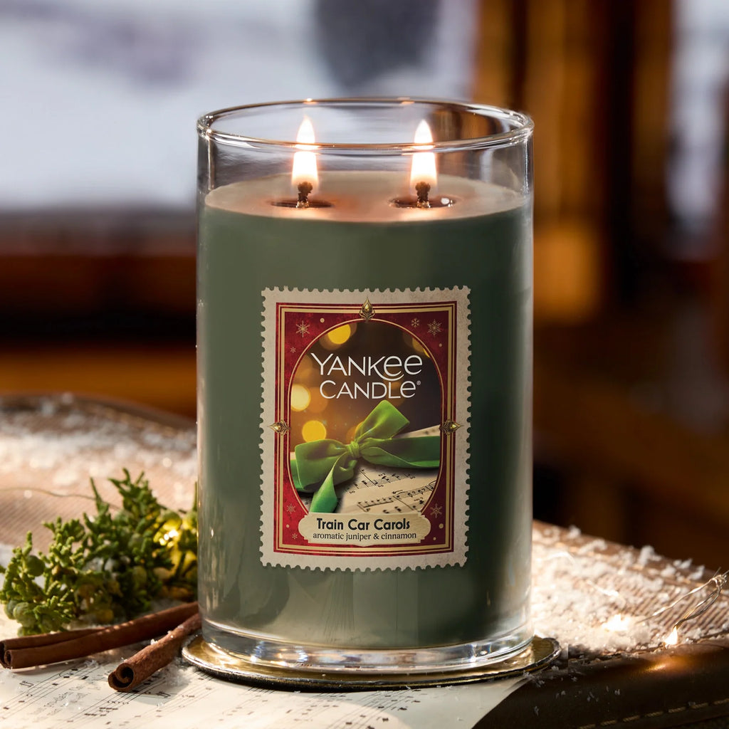 Large Tumbler Candle - Train Car Carols