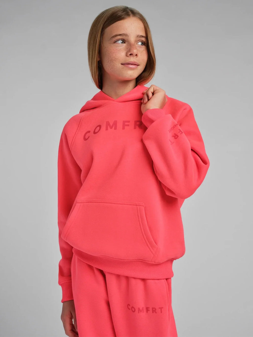 Kids' Hoodie - Hot Fuchsia