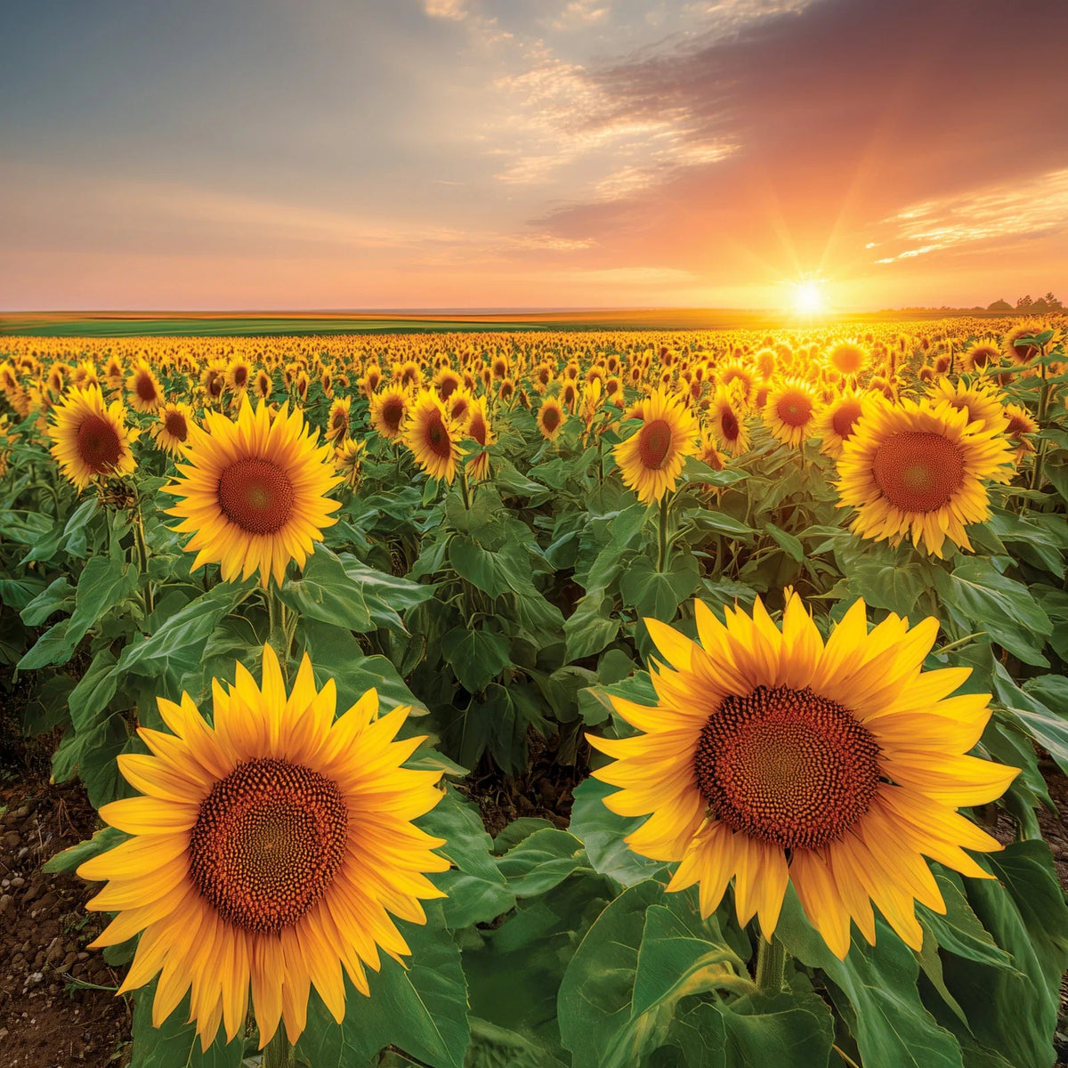 Large Tumbler Scented Candle - Sunflower