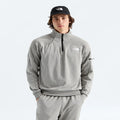 Men's Quarter-Zip Fleece Pullover - Stone