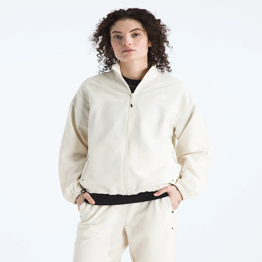Women's Full-Zip Fleece Jacket - White