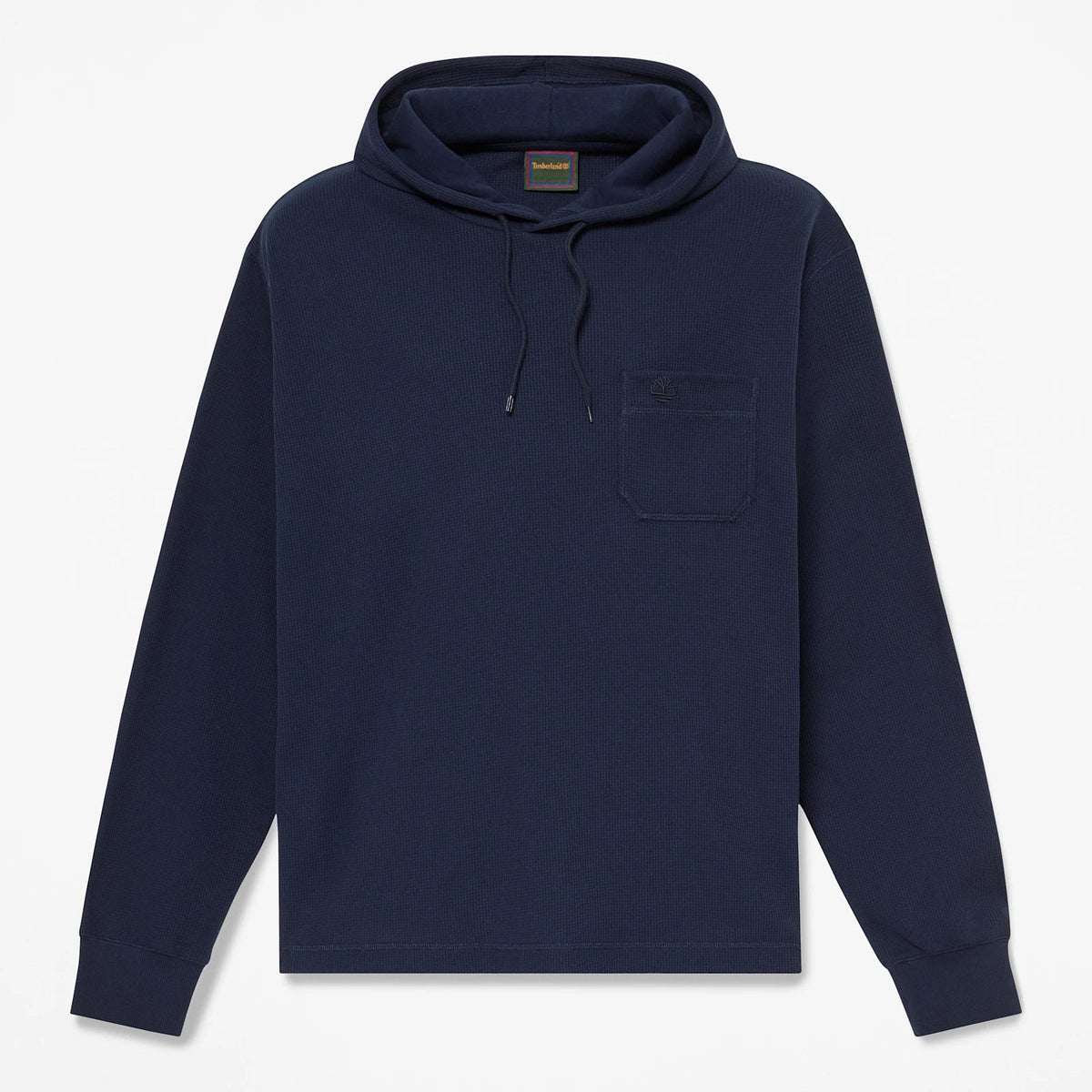 Men's Waffle-Knit Hooded Sweatshirt