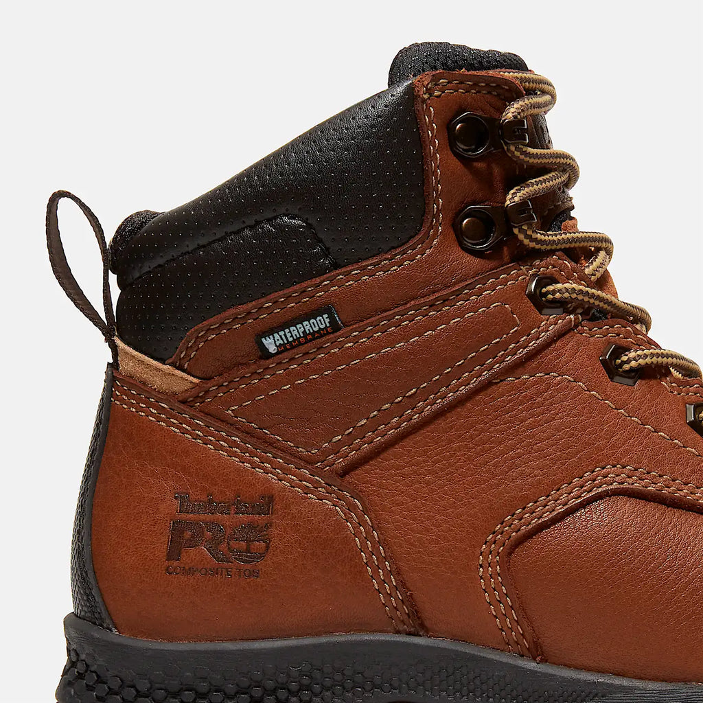 Women's 6-Inch Composite Toe Waterproof Work Boot