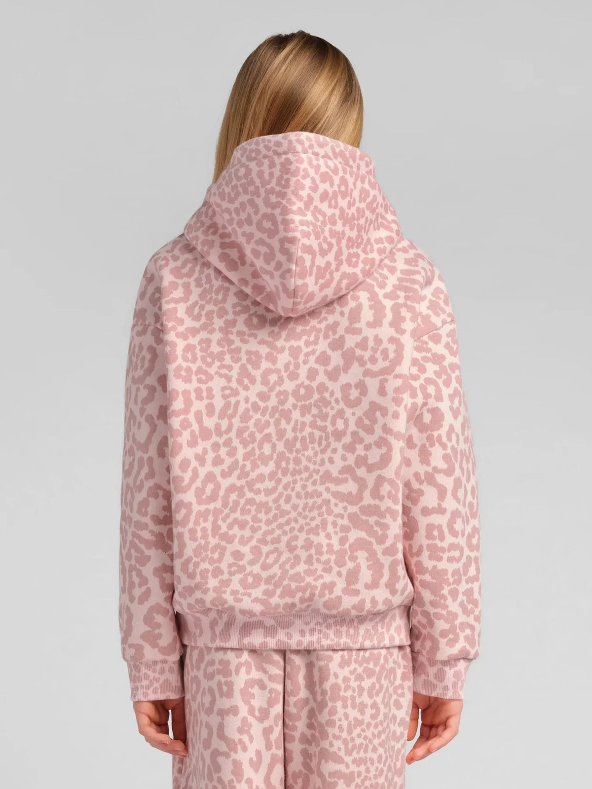 Kids' Hoodie - Blush Leopard