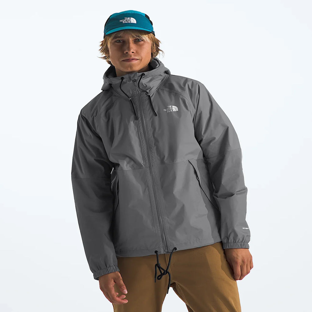 Men's Hooded Rain Jacket - Gray