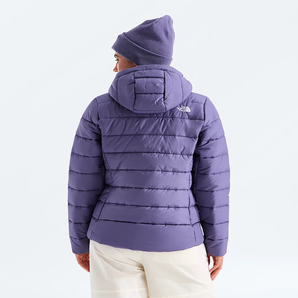 Women's Hooded Insulated Jacket - Plum
