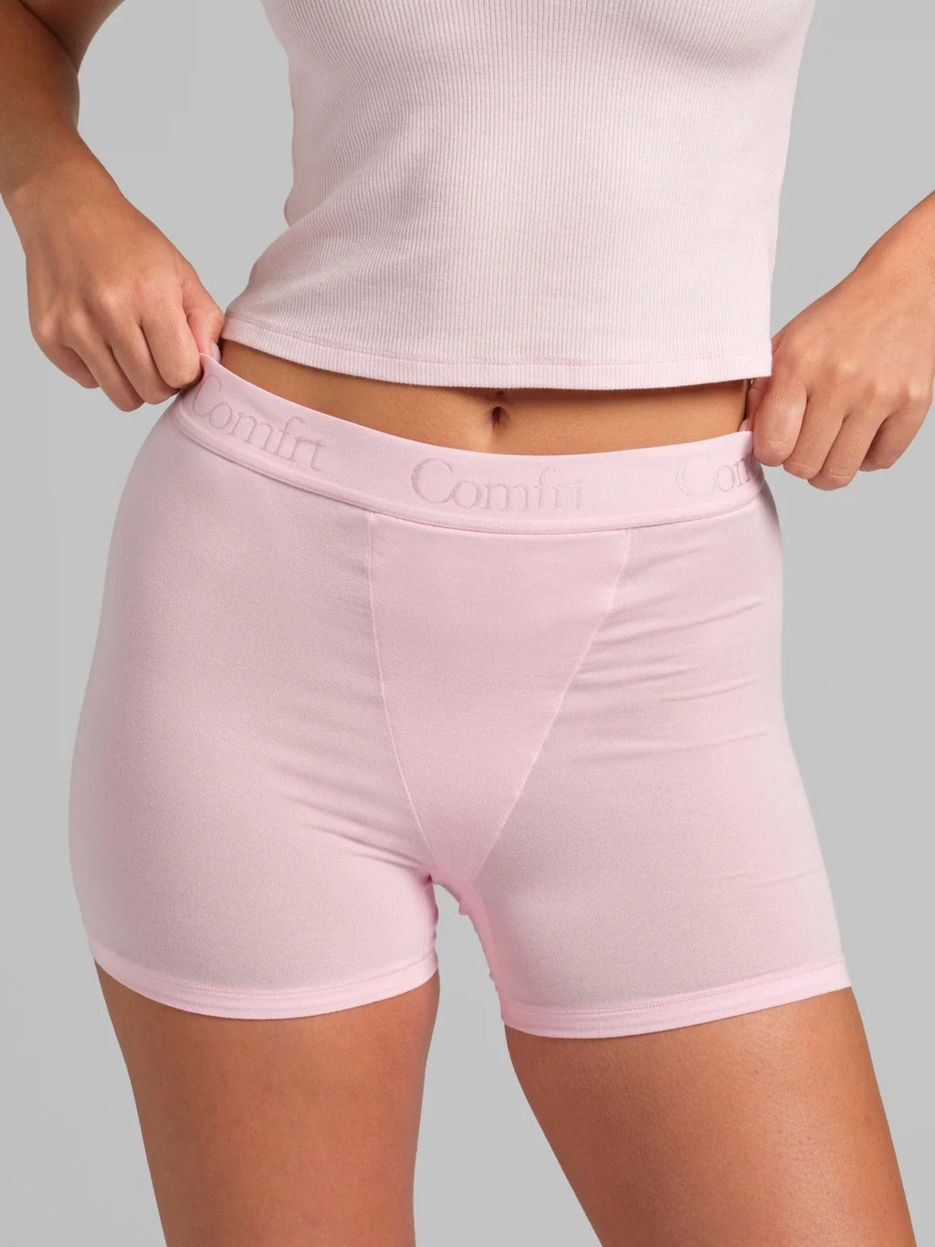 Women's Boyshort Lounge Shorts - Cherry Blossom