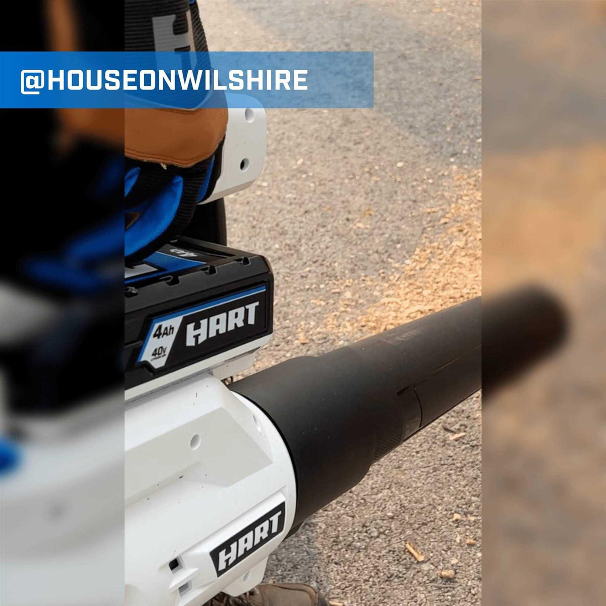 Hart 40-Volt 450 CFM Axial Blower Cordless