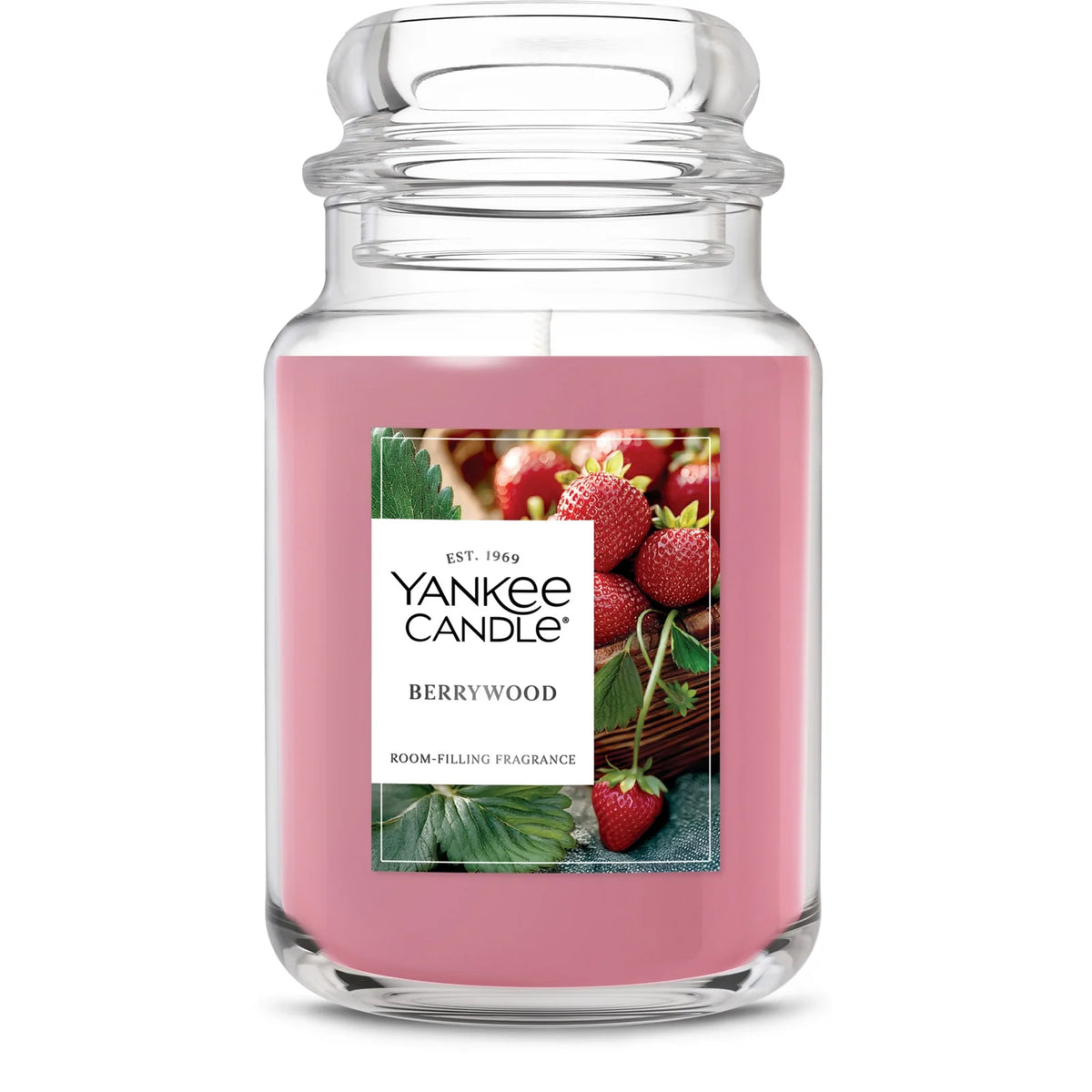 Large Jar Scented Candle - Berrywood
