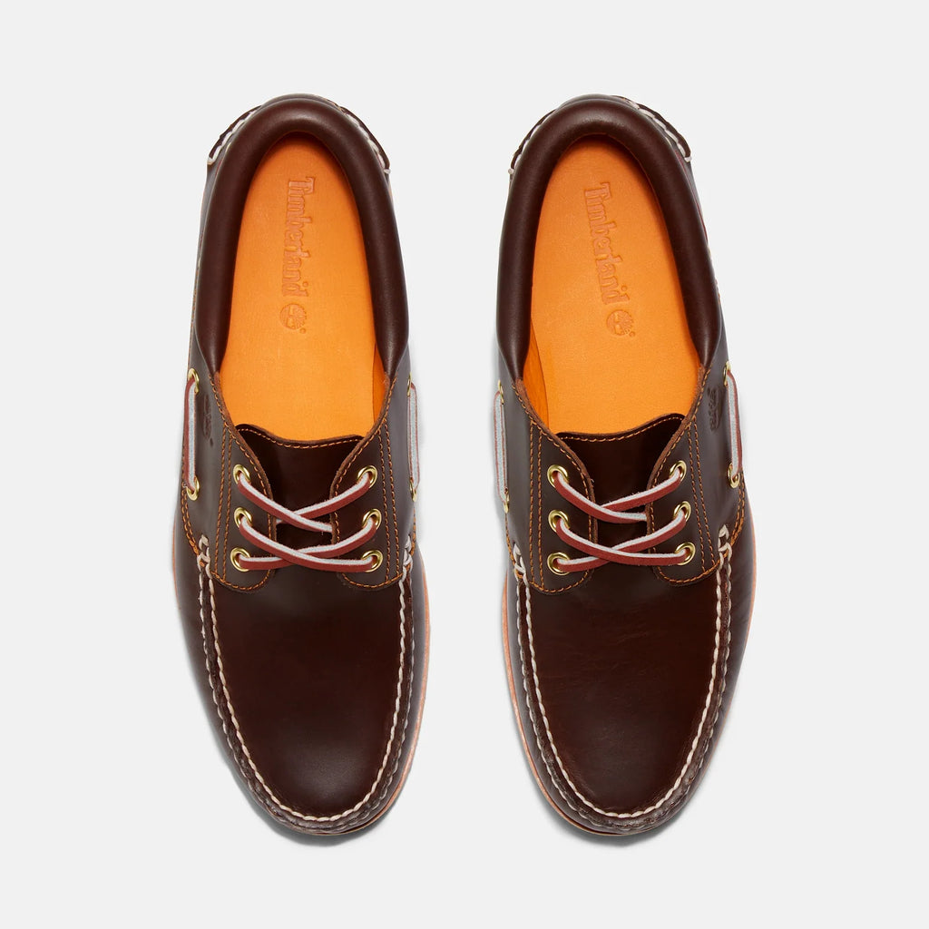 Men's Three-Eye Handsewn Lug Boat Shoe