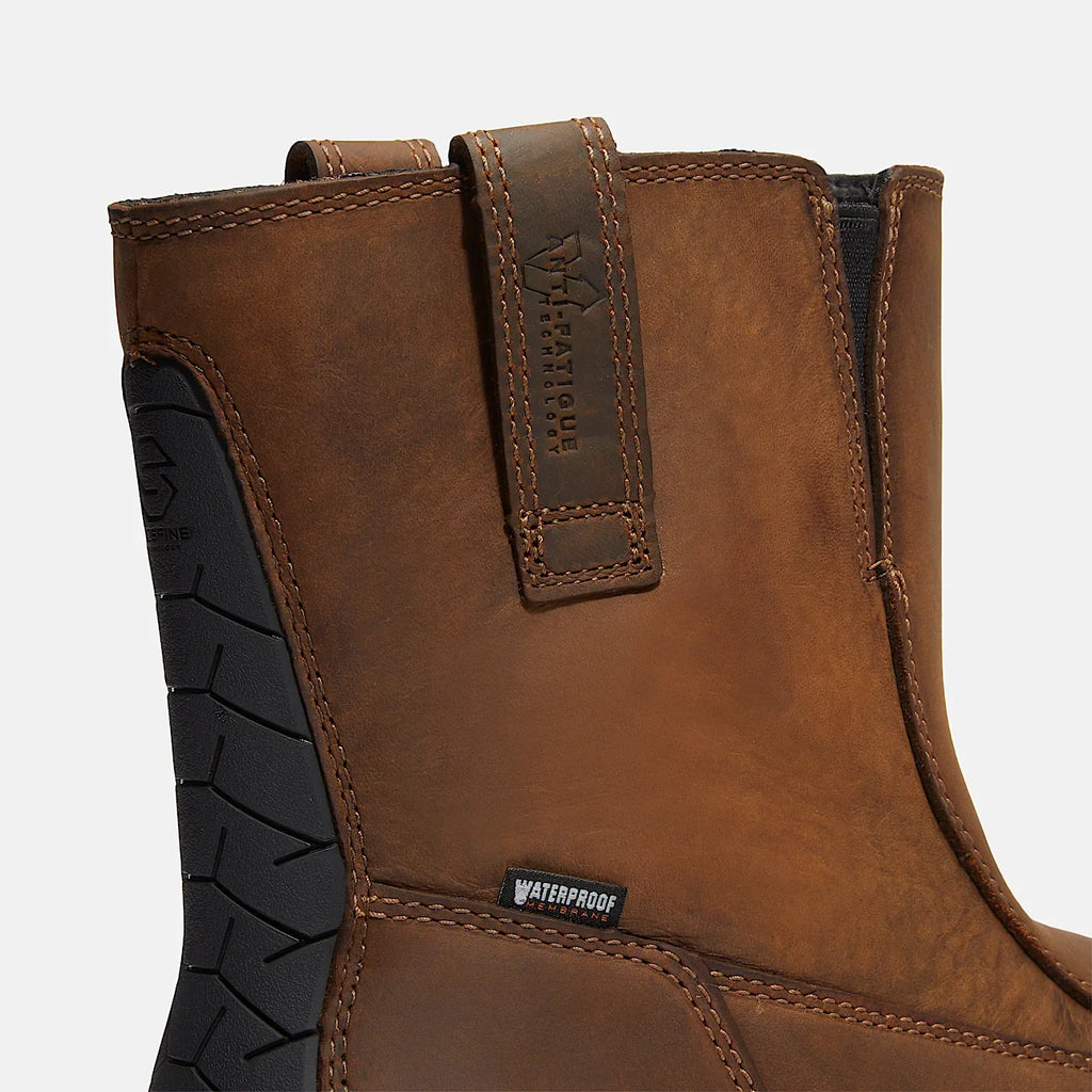 Men's Waterproof Chelsea Soft Toe Work Boot