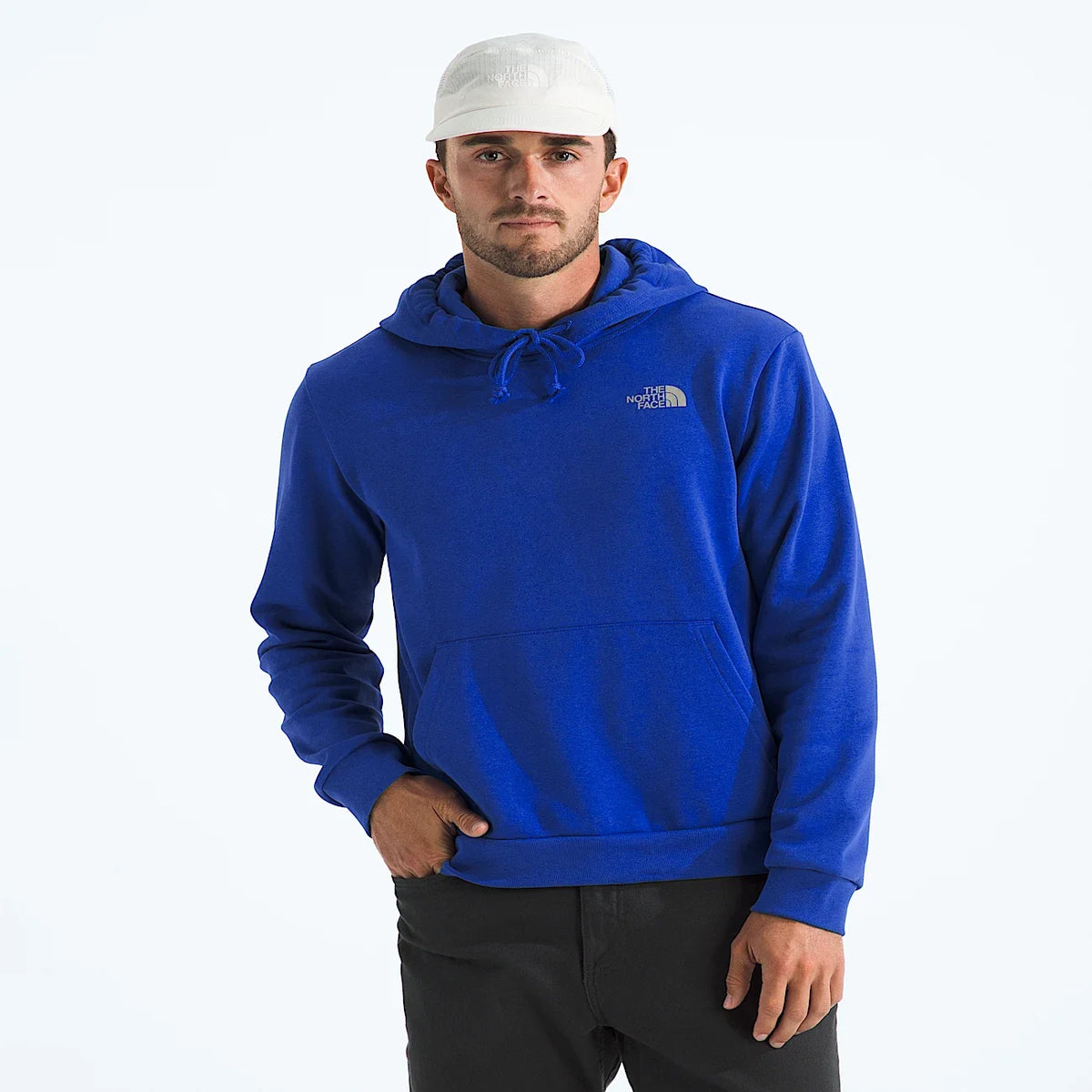 Men's Regular Fit Graphic Hoodie - Blue