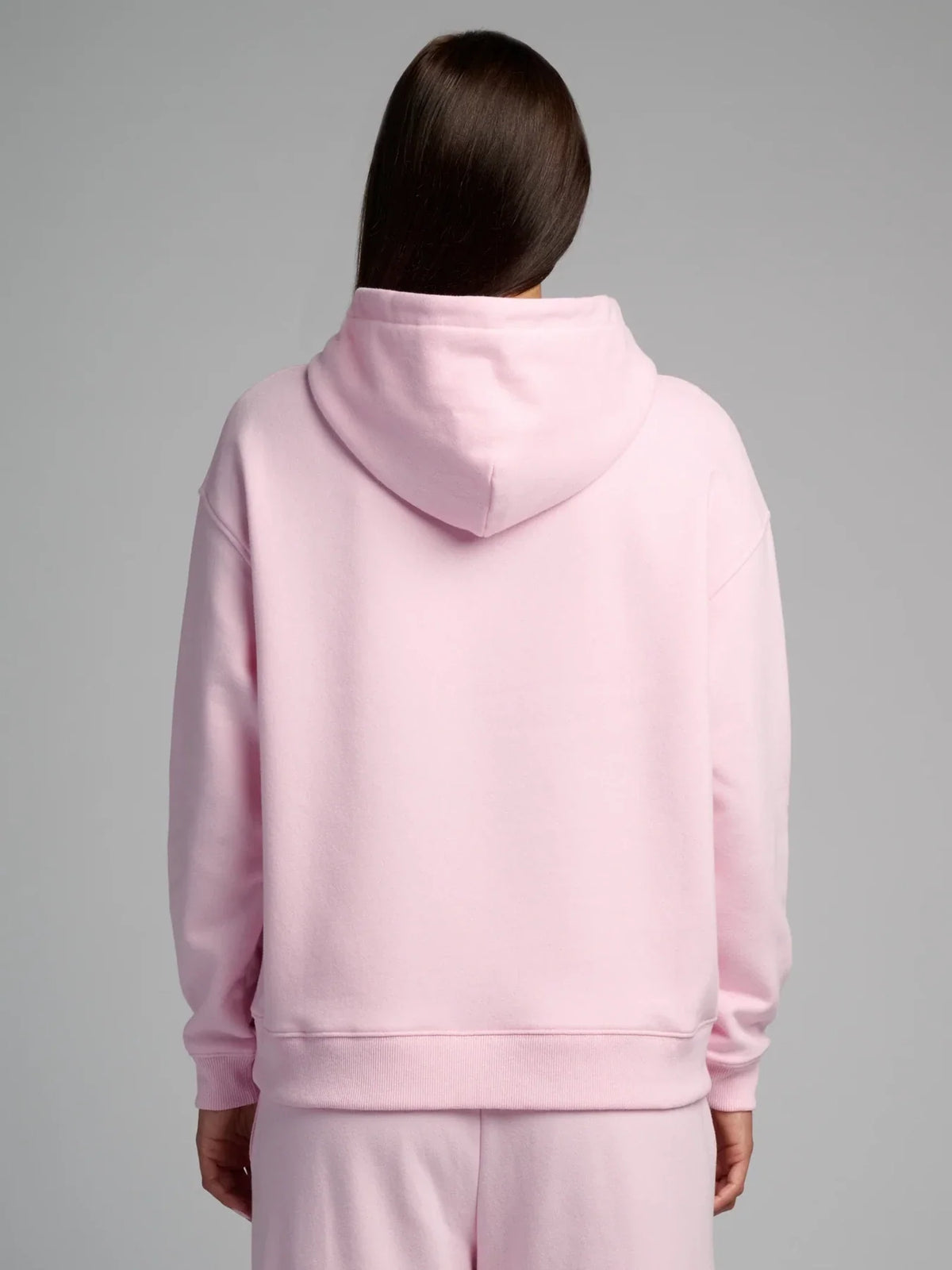 Lightweight Cropped Hoodie - Powder Pink