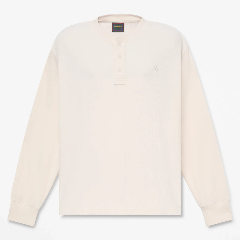 Men's Waffle Long-Sleeve Polo