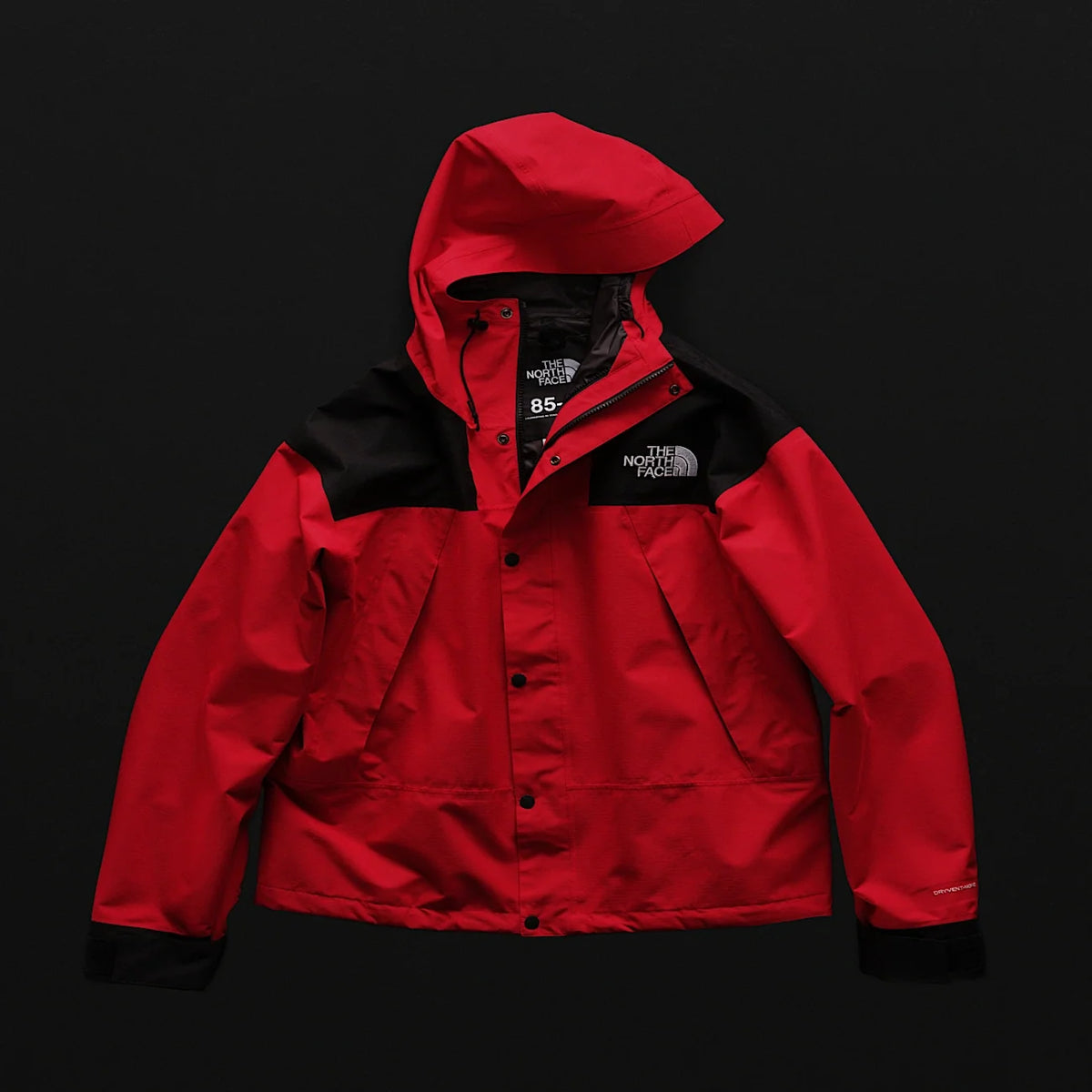 Men's Waterproof Shell Jacket - Red/Black