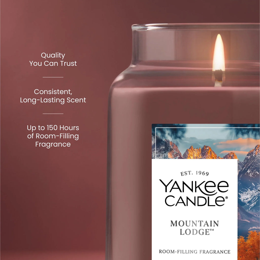 Large Woody Scented Jar Candle