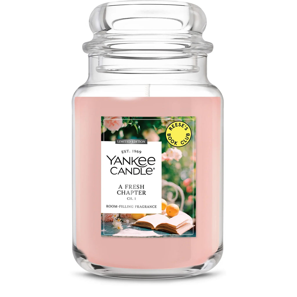 Large Fresh Scented Jar Candle
