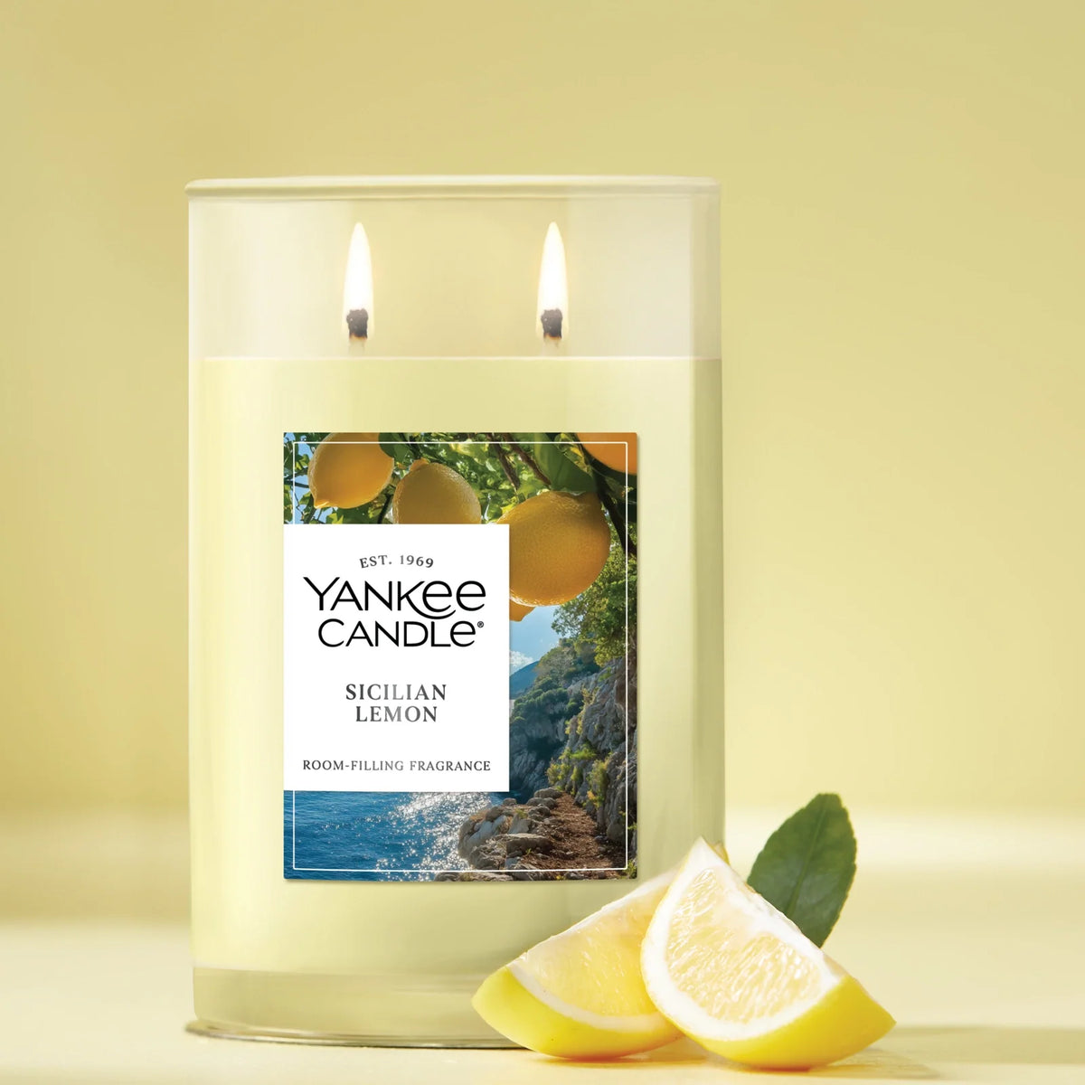 Large Tumbler Candle - Lemon