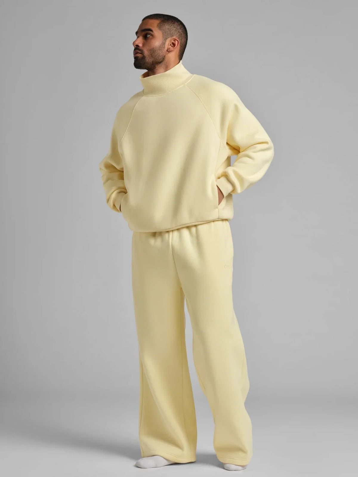 Wide Leg Sweatpants - Allure Blue
