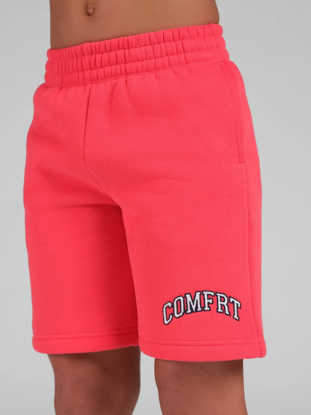 Kids' Logo Shorts - Hibiscus Red