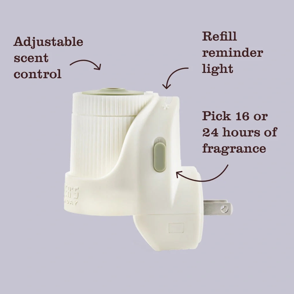 Plug-In Oil Warmer With Refill - Snowdrop
