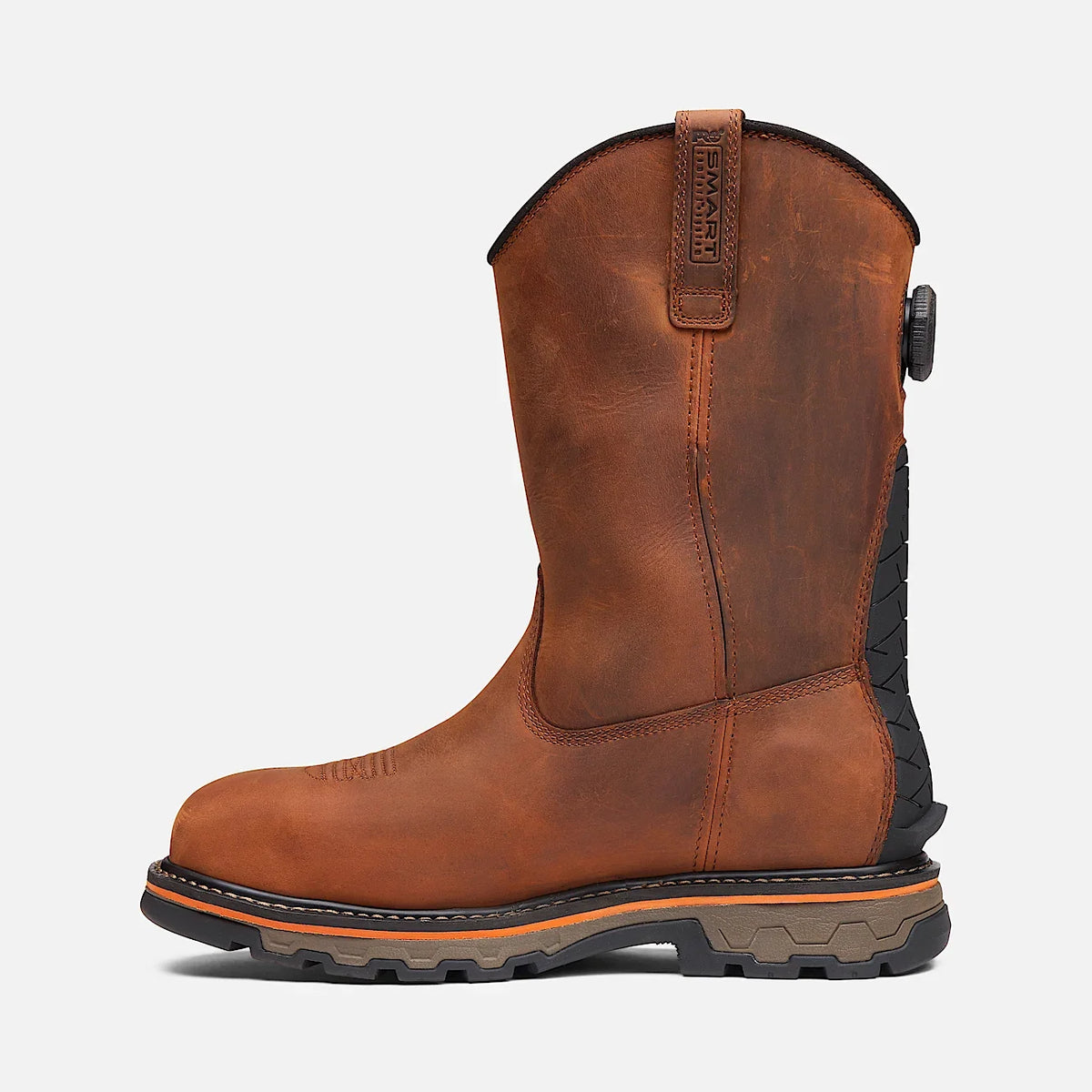 Men's Pull-On Work Boot With Dial Closure