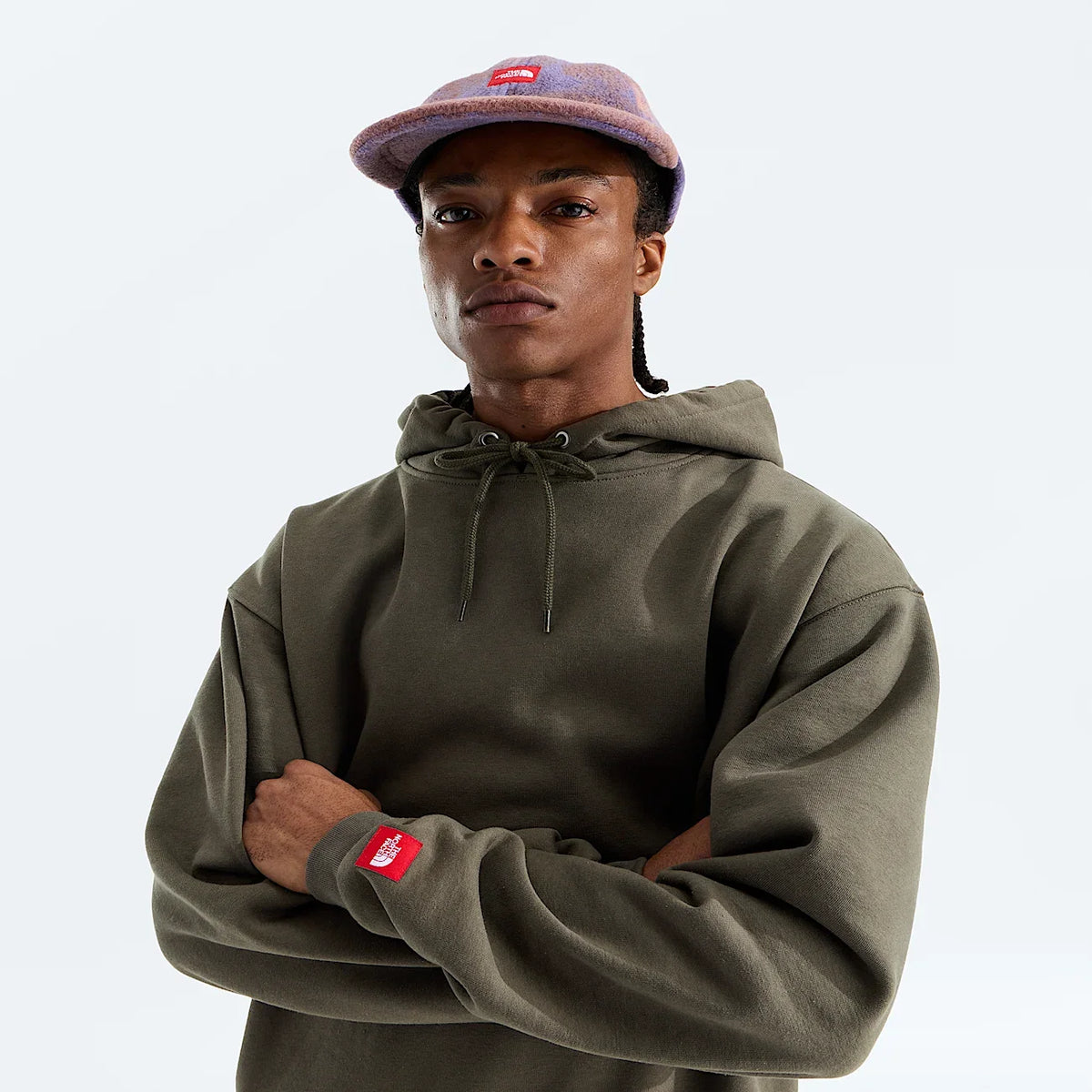 Unisex Graphic Pullover Hoodie - Taupe Green