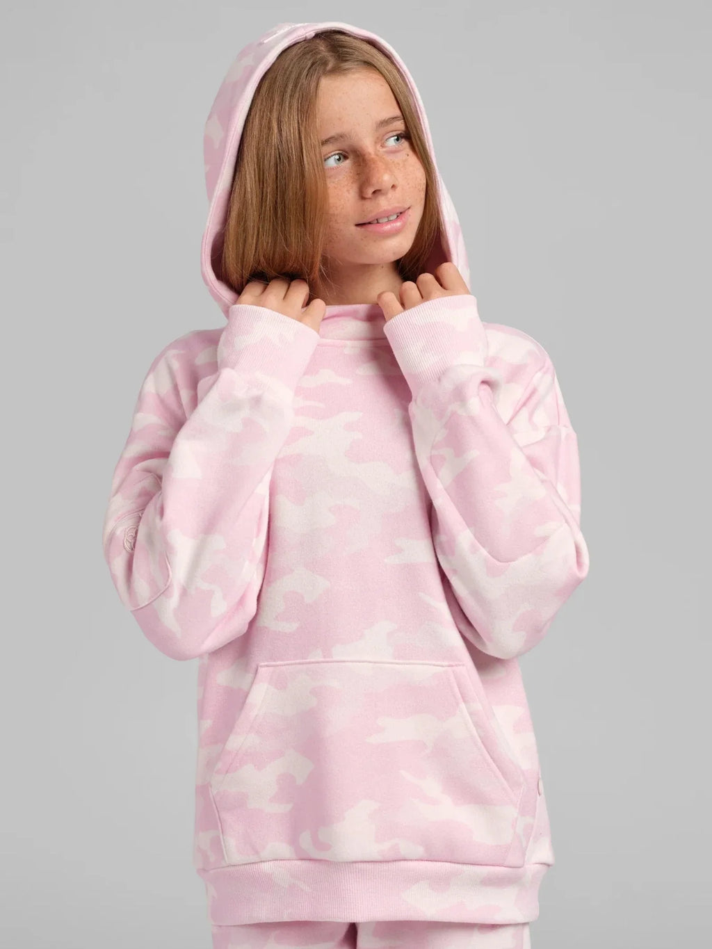 Kids Lightweight Hoodie - Candy Camo