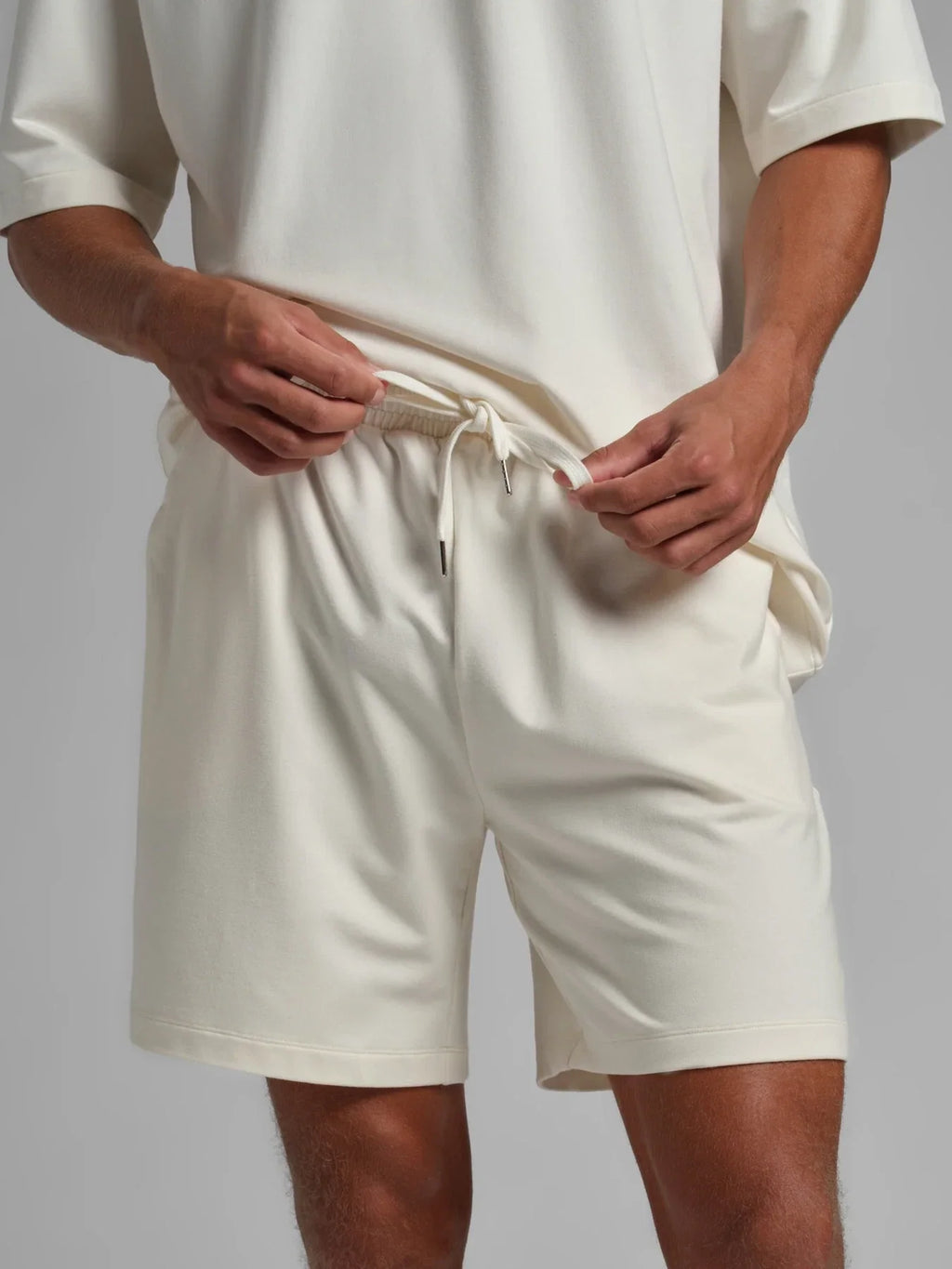 Terry Lounge Shorts - Ivory