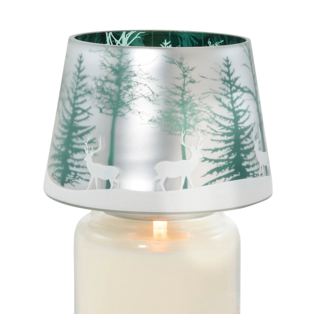 Silver Forest Jar Candle Shade