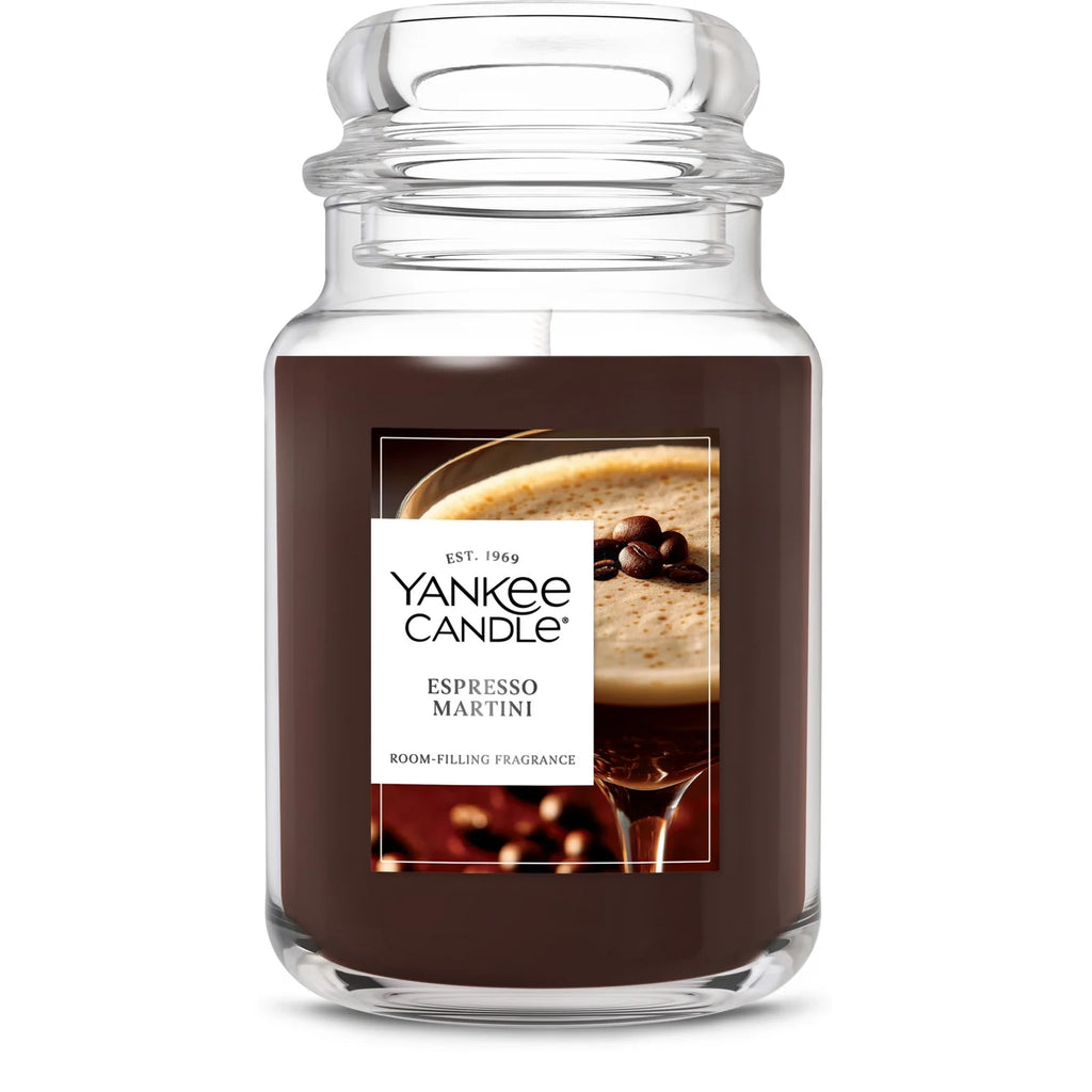 Large Coffee Scented Jar Candle