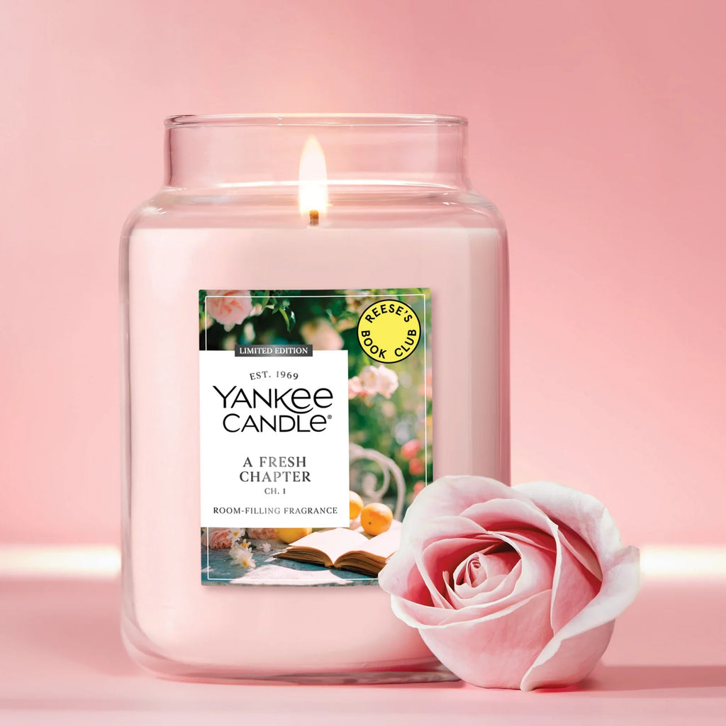 Large Fresh Scented Jar Candle
