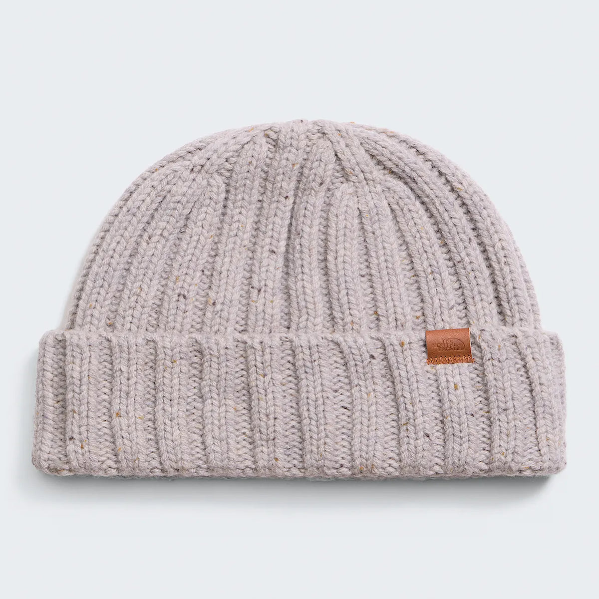 Merino Wool Beanie - Pale Gray Heather
