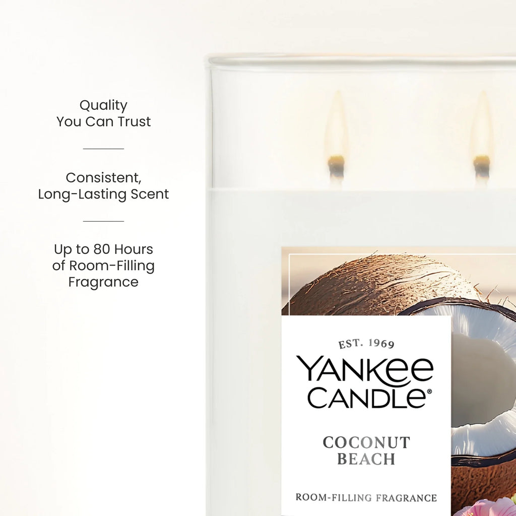 Coconut Beach Tumbler Candle